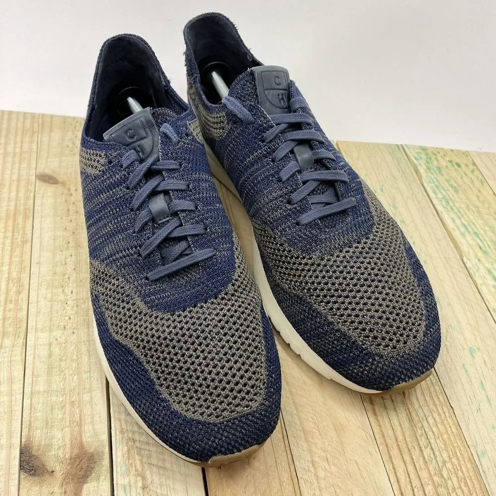 Cole Haan Grandpro Runner Stitchlite Shoes Mens Size 11 M Knit Navy Blue C27763